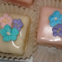 Petit Fours Petit fours I made for Mother's Day