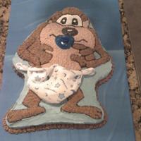 Baby Taz Client wanted Baby Looney Tunes themed shower and her favorite is Baby Taz. I used a real pacifier and the diaper is a baby wash cloth,...