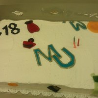Off To College Cut out cake