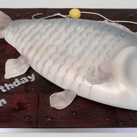 Mirror Carp Cake This was created for a 30th birthday. It was a real challenge as never had to carve a cake this thin before and get it a reasonably decent...