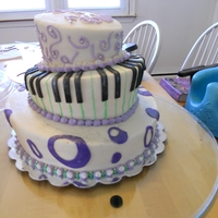 My Brothers 30Th Bday Cake my first attempt at a topsy turvy cake:)