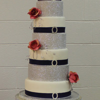 This Is A Bling Cake That I Did For A Wedding This is a BLING cake that I did for a wedding
