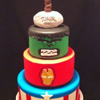 Avengers Superhero Birthday Cake Avengers Superhero birthday cake