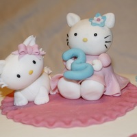Hello Kitty And Her Cat 