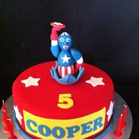 Captain America Cake 