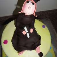 Ashley's Graduation Cake Made this for my best friend. Top is WASC. Bottom is chocolate with oreo cream cheese filling. Inspired by Pink Cake Box's baby shower...