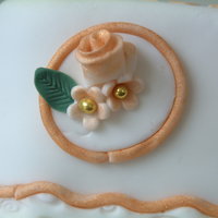Golden Anniversary Cake 