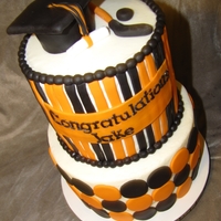 Black And Orange Graduation