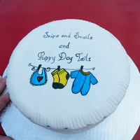 It's A Boy! Sorry for the bad picture, I forgot to take one before it headed out the door so this was on the hood of their truck.