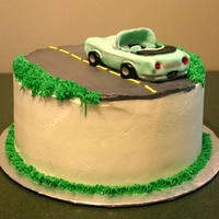 Dodge Dart Cake This was a surprise birthday cake for my father in law, the car is a fondant model of his 1963 Dodge Dart Convertible.