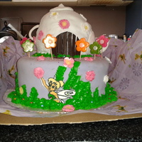 Tinkerbell My niece's birthday cake.I only had a couple of days to bake and decorate and realised too late that the teapot was not round and the...