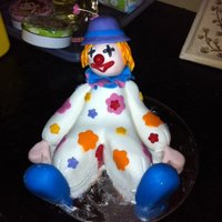 Cheeky Clown Cake Topper Modelled for a figurine making class. Clown cake topperMade from fondant with gumpaste. TFL!!