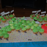 "the Very Hungry Caterpillar" Cake And Butterfly Cupcakes