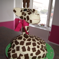 Giraffe Thanks to Tanyac63's help, I was able to make this giraffe cake for my daughter's first birthday!