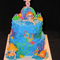 Bubble Guppies I did this cake months ago but I always seem to get compliments on it so I wanted to share it again.