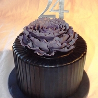 Blue And Purple Peony
