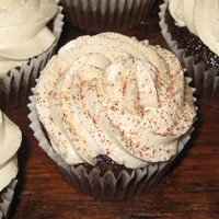 Guinness Cupcakes This is a Guinness Stout cupcake with a Vanilla Bean buttercream icing. I used Cricut Cake for the fondant cut outs and finished them with...