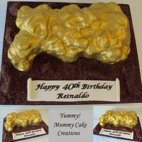 Welcome Stranger ( Gold Nugget ) My version is approx 1/2 the size of the real nugget and Yummy Vanilla Cake Coated in Milk Chocolate. A piece of Australian History: The &...