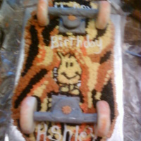 Skateboard Cake 