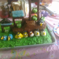 Angry Birds Cake 