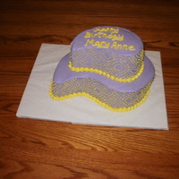 First Cake Was A Disaster So I Had To Come Up With Something Quick Used The Paper Towel Imprint And Piped Dots First cake was a disaster, so I had to come up with something quick. Used the paper towel imprint and piped dots.