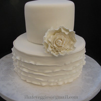 Wedding Shower Cake Chocolate & Banana cake layers - choc buttercream filling....