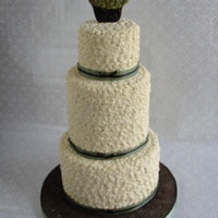 Green And Brown Baby Shower Cake
