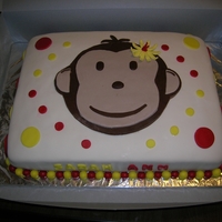 Monkey Birthday Cake Monkey Birthday Cake