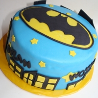 Batman Birthday Cake 