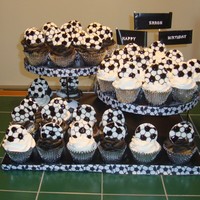 Soccer Cupcakes 