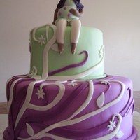 Baby Shower Cake Baby shower cake for a friend of mine. Insipred by Pink Cake Box (totally tried to make it look like theirs, but it's not as good!)....