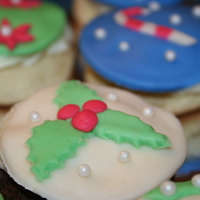 Christmas Cake Cookies 