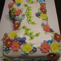 Flowers And Butterflies 