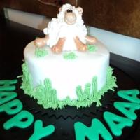 Baba Sheep Sheep adapted from tutorial on youtube... Made from gumpaste and RC.