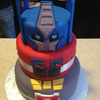 Transformers Cake! Inspired by a cake I found online - Thank you!! My nephew LOVED IT!