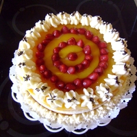 Cheese Cake Mascarpone and whipped cream