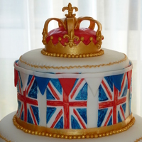 British Themed Birthday Cake