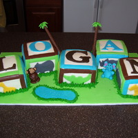 Jungle Baby Blocks I used Color Flow for the Letters. The monkey, elephant, and trees are all made of MMF.