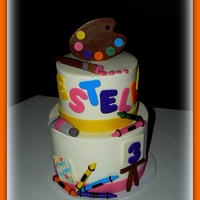 This Is A Rainbow Cake Eight Layers Of Different Colored Cake Inside Buttercream Iced With Fondant Decorations This is a 'rainbow' cake - eight layers of different colored cake inside! Buttercream iced with fondant decorations.