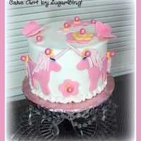 This Is A Little Chocolate Cake With Cookies And Cream Filling Frosted In Buttercream With Fondant Decorations And Pink Pearl Sixlets Tha This is a little chocolate cake with cookies and cream filling, frosted in buttercream with fondant decorations and pink pearl sixlets....