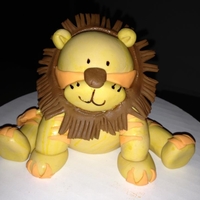 Lion I did a demo in a cake decorating class last week at my culinary school. I taught them how to make this fondant lion.