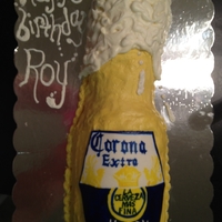 Corona Bottle Cake margarita lime cake with margarita cream cheese buttercream inspired by many great cakes I've seen here and online