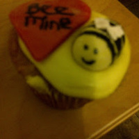 Beeee Mine! These were made for my boyfriend's Valentine's and to ask him out :) The cupcakes were carrot cake and I made a standard...