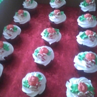 Valentine's Day Cupcakes red velvet cupcakes with hearts made from candy melts