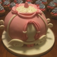 Cinderella Cake This was a cake I made for a very special 4 year old. She is going to disney for her birthday so I thought a cinderella carriage cake would...