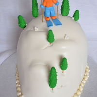 Skiing Cake Everything Edible Skiing cake. Everything edible.