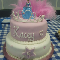 Edible Tiara Princess Cake edible tiara make from flower paste,