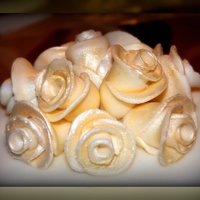 Silver And Gold Cake