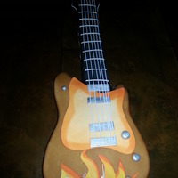 Guitar Cake Fondant guitar cake
