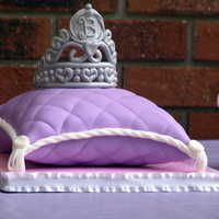 Pillow Cake With Tiara I made this cake for my daughter's 2nd birthday. I also made an identical one for my niece. It's a homemade yellow cake with...